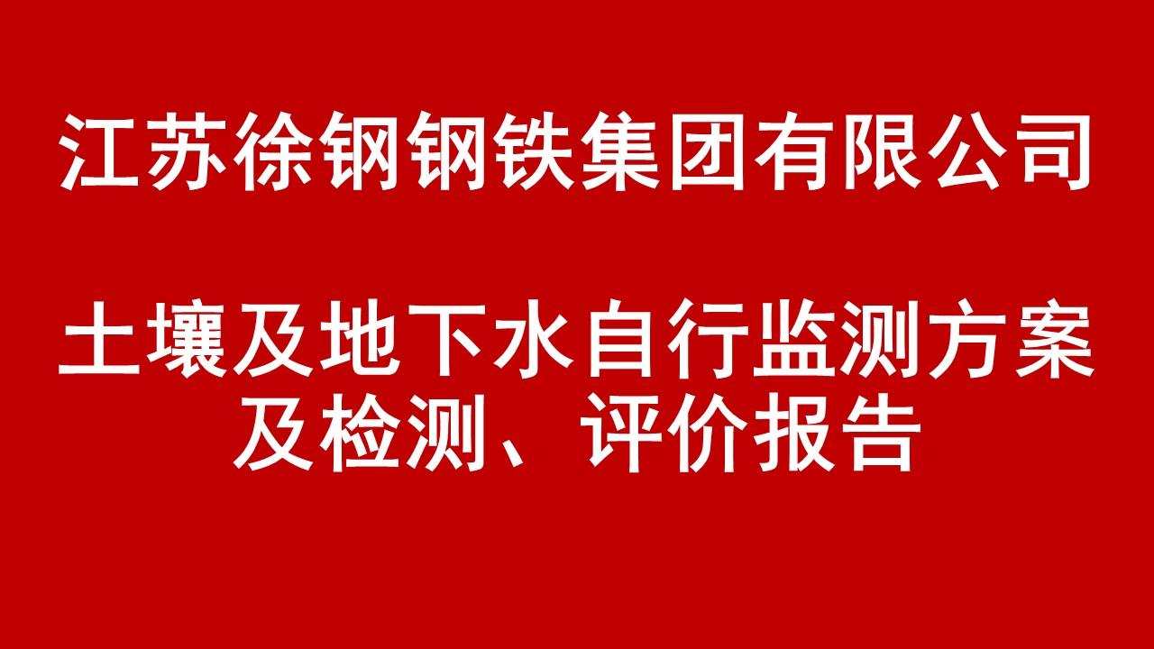 开云网页版-开云(中国)官方在线登录有限公司土壤及地下水自行监测方案及检测、评价报告